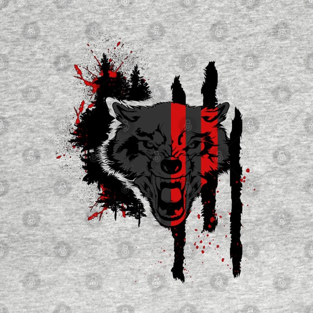 Crazy wolfy by CB_design